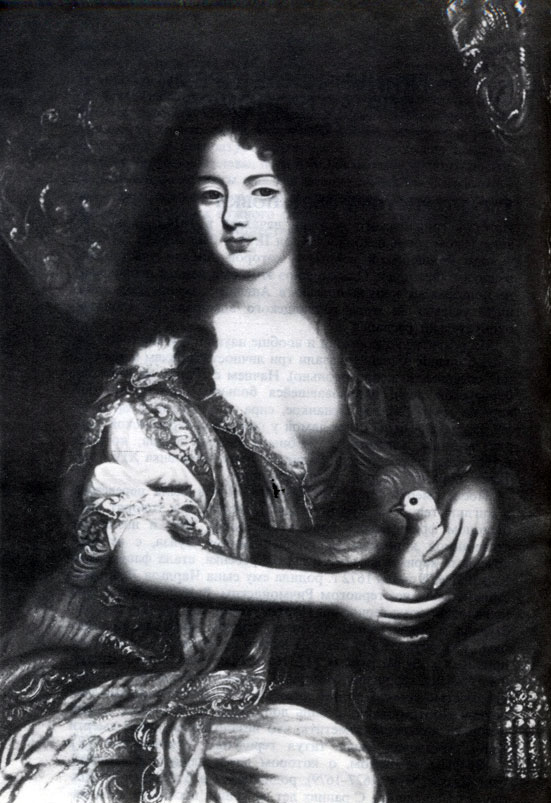 6. Луиза де Керуаль. С картины Генри Гэскара, 1670-1671 (собственность лорда Тальбота из Мэлэхайда). (Куртольдовский институт искусств.)