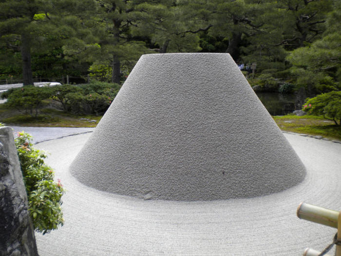 Сад храма Гинкакудзи (Серебряный павильон) в Киото. Ginkaku-ji Японский сад. Сад храма Гинкакудзи (Серебряный павильон) в Киото. Ginkaku-ji
