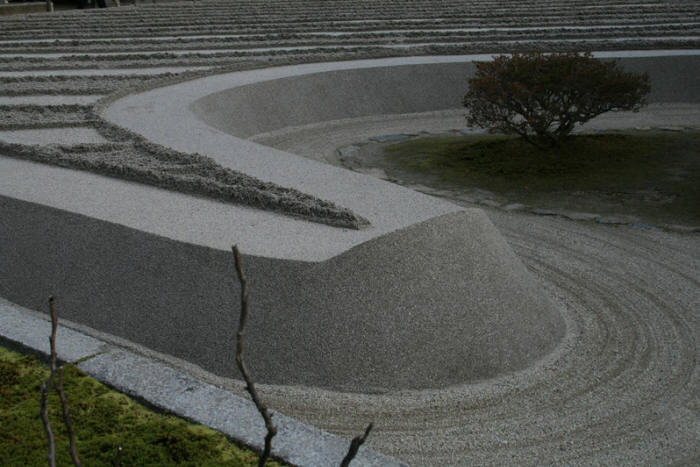 Сад храма Гинкакудзи (Серебряный павильон) в Киото. Ginkaku-ji Японский сад. Сад храма Гинкакудзи (Серебряный павильон) в Киото. Ginkaku-ji