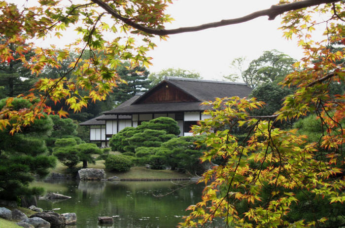 Сад императорской виллы Кацура Рикю в Киото. Katsura Imperial Villa Японский сад. Сад императорской виллы Кацура Рикю в Киото. Katsura Imperial Villa