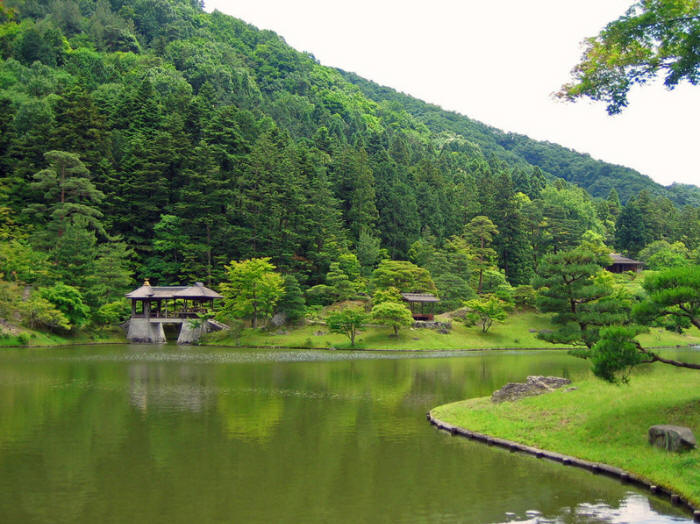 Ансамбль императорской виллы Сюгакуин в Киото. Shugakuin Imperial Villa Японский сад. Ансамбль императорской виллы Сюгакуин в Киото. Shugakuin Imperial Villa